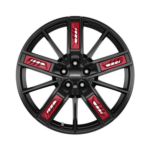 Ronal R67 Red Left Wheels